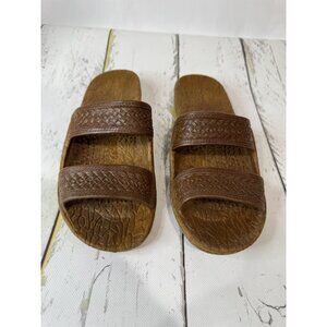 Pali Hawaii Leather Look Rubber Sandals